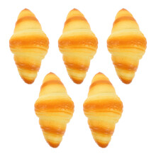 10St Realistische PU Kunstmatige Croissants Voor Bakkerij Decoratie