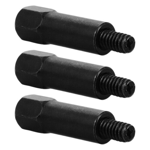 12Pcs Black Iron Valve Cover Bolt Studs for Car Engine Maintenance