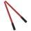 4Pcs Hydraulic Jack Handle Replacement Steel Rod with Red Rubber Grip 1