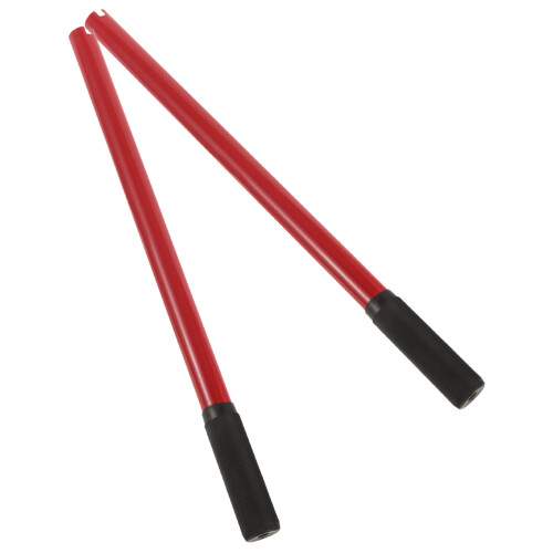 4Pcs Hydraulic Jack Handle Replacement Steel Rod with Red Rubber Grip