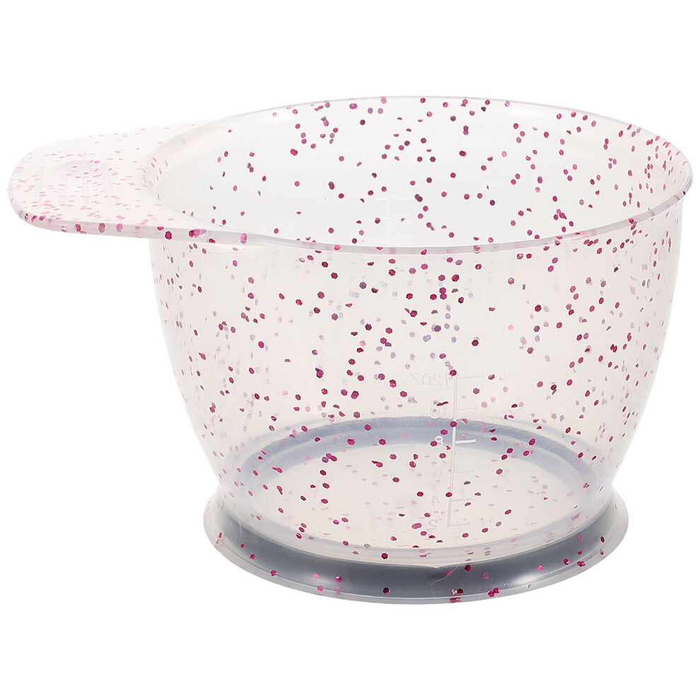 Iplusmile Pink 3Pcs Sturdy Hair Dye Bowls Plastic Mixing Bowls For Hair Coloring