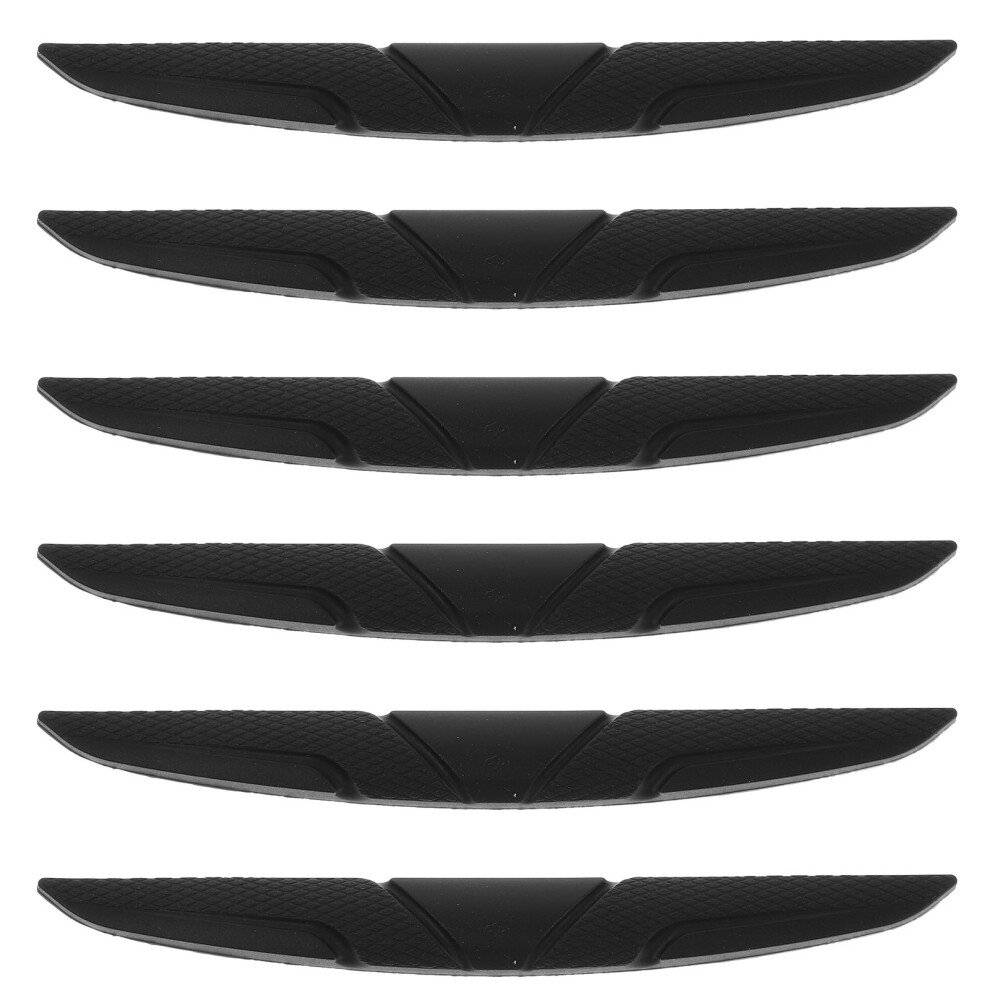 12Pcs Universal Car Door Scratch Protector Silicone Bumper Guard Black 3643339743032