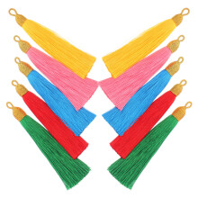 40Stk Kleine Polyester Quasten Für DIY Schmuck Handtaschen
