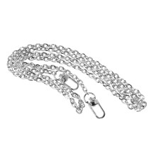 4Stk Metallkette Handtaschenriemen Silber Zum Ersetzen Und Dekorieren