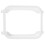 3Pcs Flexible White Tpu Watch Case Protector with Screen Guard 1