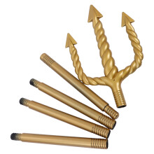3Stk Vielseitiger Goldener Dreizack Für Bühne Halloween
