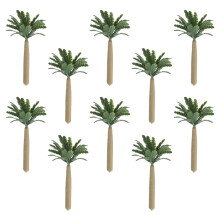 50Stk Miniature Palm Tree Kunststoff Modell Für Szenen Und