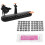 5Pcs Black Car Temporary Parking Phone Hidden Durable PVC 1
