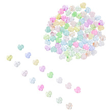 300Pcs Colorfast Acrylic Mini Duck Beads Cute Bracelet Spacer Charms