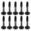 50Stk Schwarze Auto Luftfilter Metall Befestigung Set 1