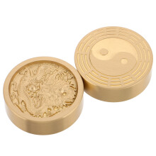 6Stk Messing Papiergewichte Gold Mit Bagua Für