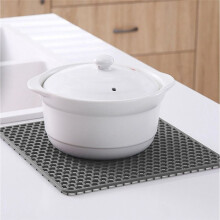 13,5 X 13,5 Inch Siliconen Tafelmat Gootsteenmat Gootsteenbeschermers Anti-Verbranding Gemakkelijk Schoon Te Maken Warmte-Isolerend