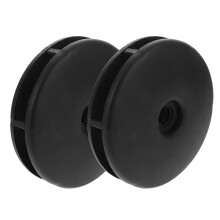 8Pairs Black Plastic Pulley Covers for Home and Gym Equipment