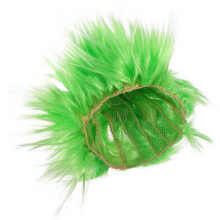 2Pcs Light Green Spiky Afro Wigs Funny Clown Hair Costume for Adults