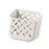 Wall Mounted Plastic Bedside Storage Rack 19x11x19cm White/Gray 10