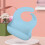 Adjustable Baby Silicone Bib Stain Proof 8