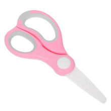 5Stk Keramik Babyschere Pink Für Babyessen, Pizza Und Gemüse