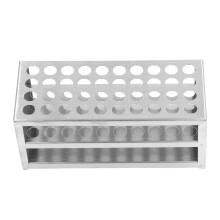 Vassoio portatest tube in acciaio inossidabile 304, diametro 14 mm, 40 fori