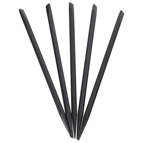25Pcs Black Plastic Pens for Kids Easy Use Painting Tools