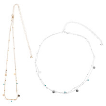 8Pièces Métal Femme Ventre Accessoires Colorés