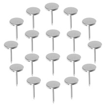 100Pièces Clous Métalliques Argentés Pour Décor Vintage