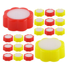 80Pièces Éponge De Comptage En PP Pour Avec Base Stable Colorée