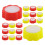 80Pcs Desktop Finger Wet Sponge with Stable Base for Document Sorting 1