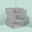 Organizator de dulap pachet de 3 5