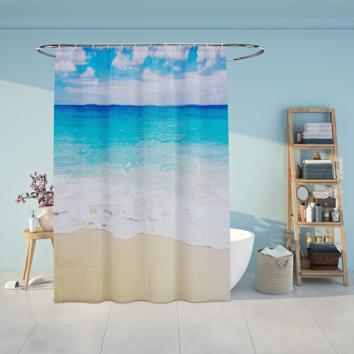 Perdeau de dus 180x200 cm cu motiv 2
