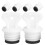 12Pcs Rubber Hot Water Bottle Stopper Plugs White 1