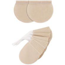 Tea Bags, 300Pcs Disposable Empty Tea Bags Tea Infuser Drawstring Teabags Safe Natural Material Tea Bags for Loose Leaf Herbs Teas, Round Shape