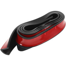 3Pcs Black Silicone Rv Rain Gutter Seal Strip Durable Waterproof Trim
