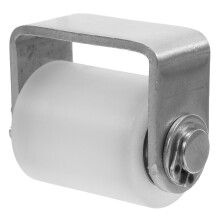 3Pcs White Nylon Cable Pulley Wheels Heavy Load Sliding Door Rollers