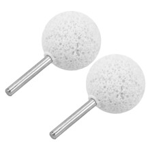 10Pcs Steel White Alumina Tire Repair Rotary Grinding Head for Tires
