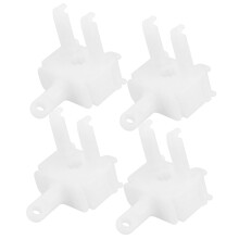 12Pcs White Vertical Blind Repair Kit Plastic Wand Replacement Parts