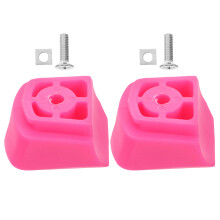 8Pcs Lightweight Pink Roller Skate Brake Blocks for Kids Inline Skates