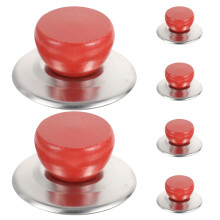 18Sets ABS Brown Pot Knobs Stainless Steel Kitchen Handles