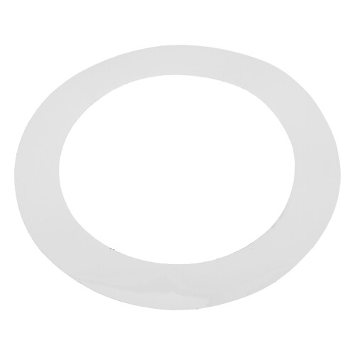 5Pcs White Bass Drum Hoop Protector Ring Self-Adhesive Drum Dampener