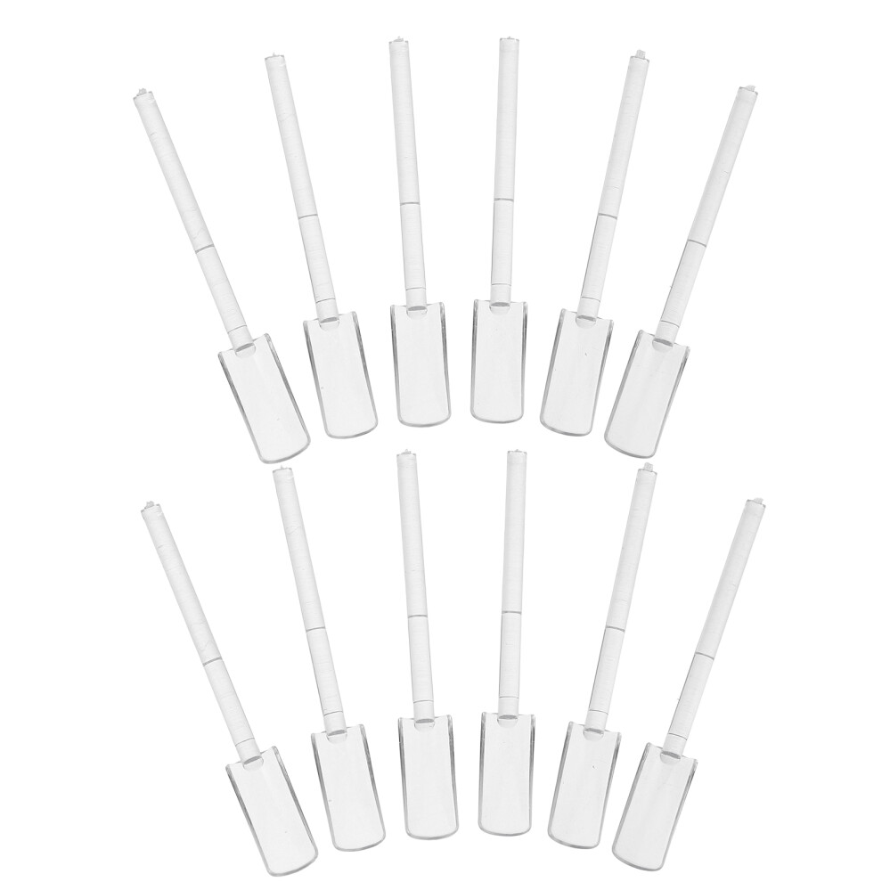 Aboofan 128Pcs Transparent Nail Tester Sticks For Nail Art And Polish Display