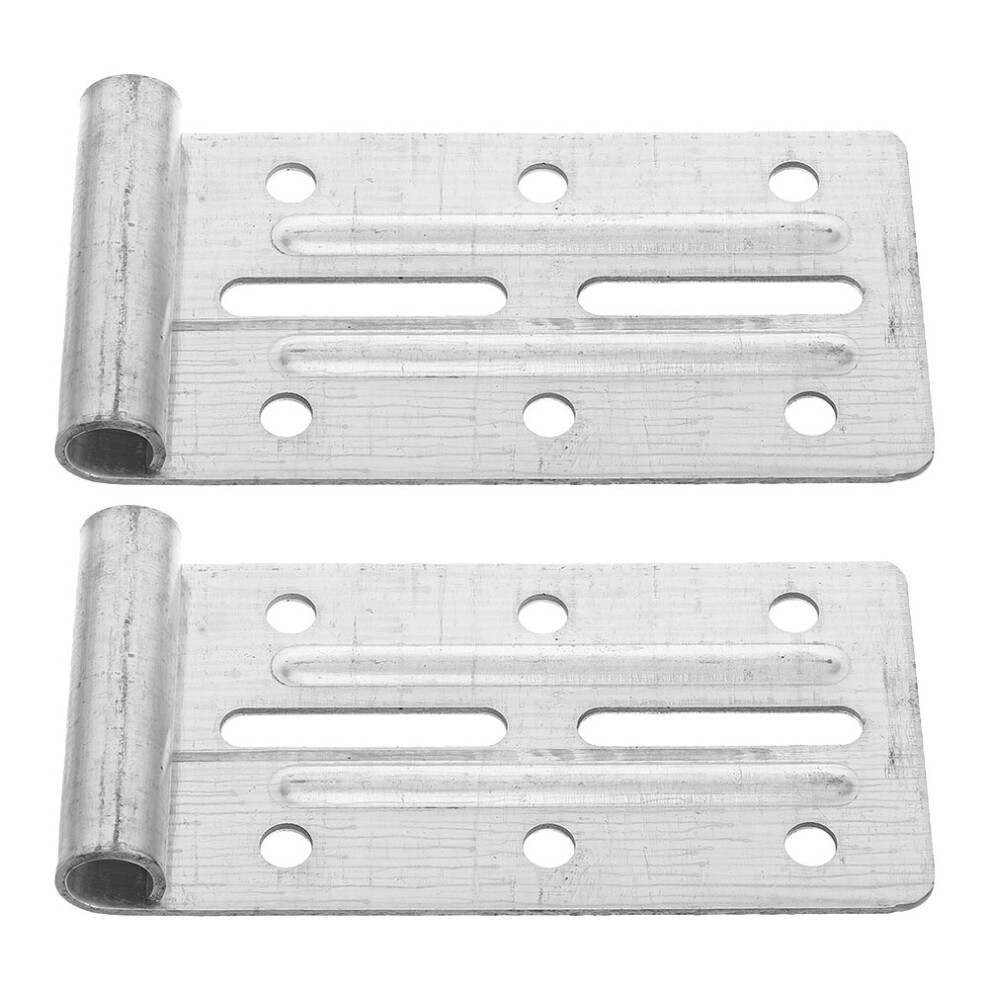 6Pcs Silver Iron Heavy Duty Brackets For Home Garage Door Support 3644067479903