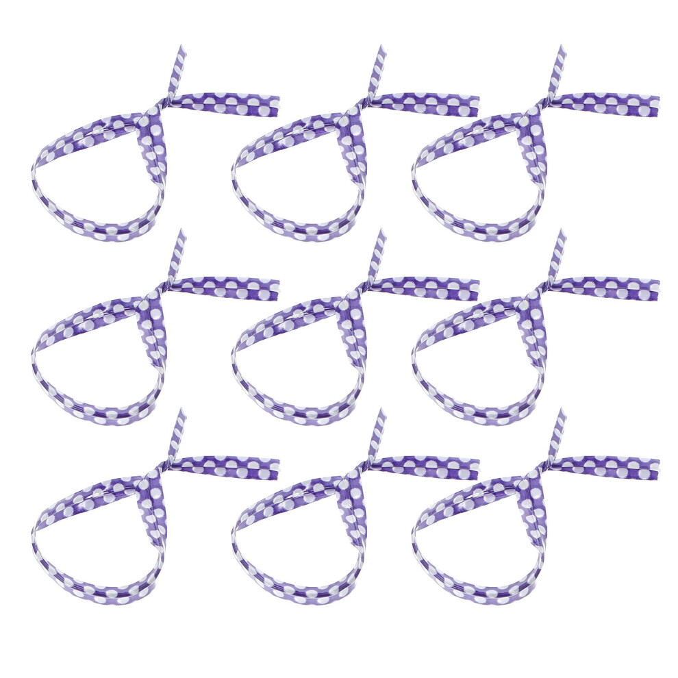300Pcs Purple Metallic Package Ties For Candy Bread Treat Party Bags 3644067479453