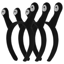 9Pcs Snail Costume Headbands Black Fabric Funny Party Hair Accessories