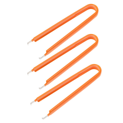 9Pcs Multifunctional Car Fuse Puller Tool Orange Metal Relay Remover