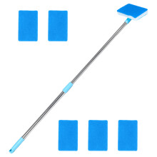 2Sets Long Handle Fish Tank Cleaning Kit with Metal and Sponge Brush