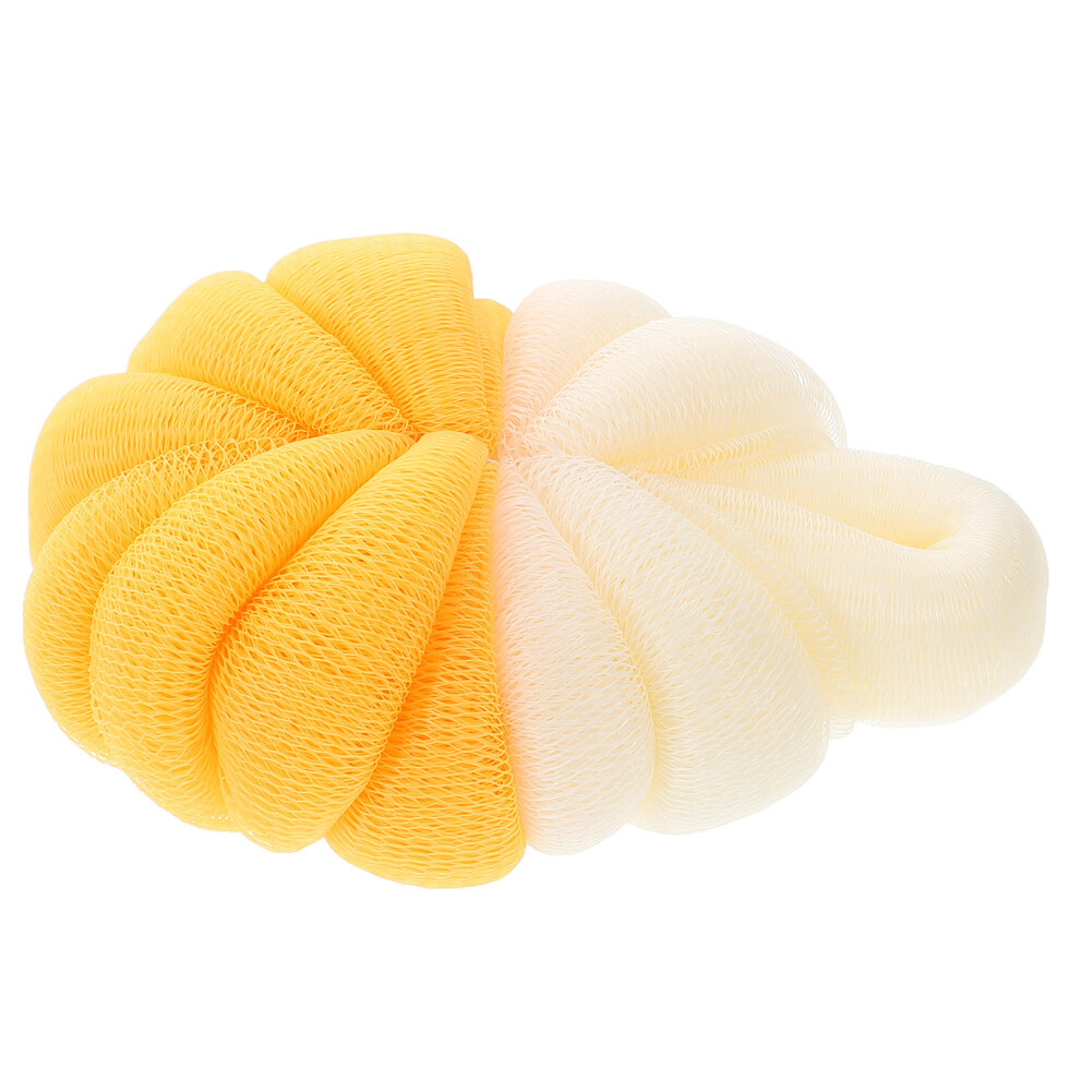 Iplusmile 5Pcs Orange Pe Shower Puff Body Scrubber For Clean & Exfoliate