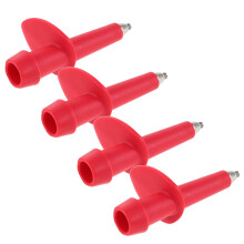20Pcs High-Visibility Red Pole Replacement Tips Nylon Tungsten Steel