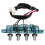 5Pcs Stable Range Hood Pushbutton Switch Replacement Black Accessories 1