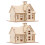 8Ensembles Puzzle Bois 3D Maison - Kit Pour Décor Et Loisirs 1