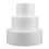 9Pcs Round White Foam Cake Dummies Tiered Tall DIY Decorating Mold Set 1