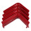8Sets Red Metal Fire Extinguisher Wall Mount Dual Head Bracket Holder 1